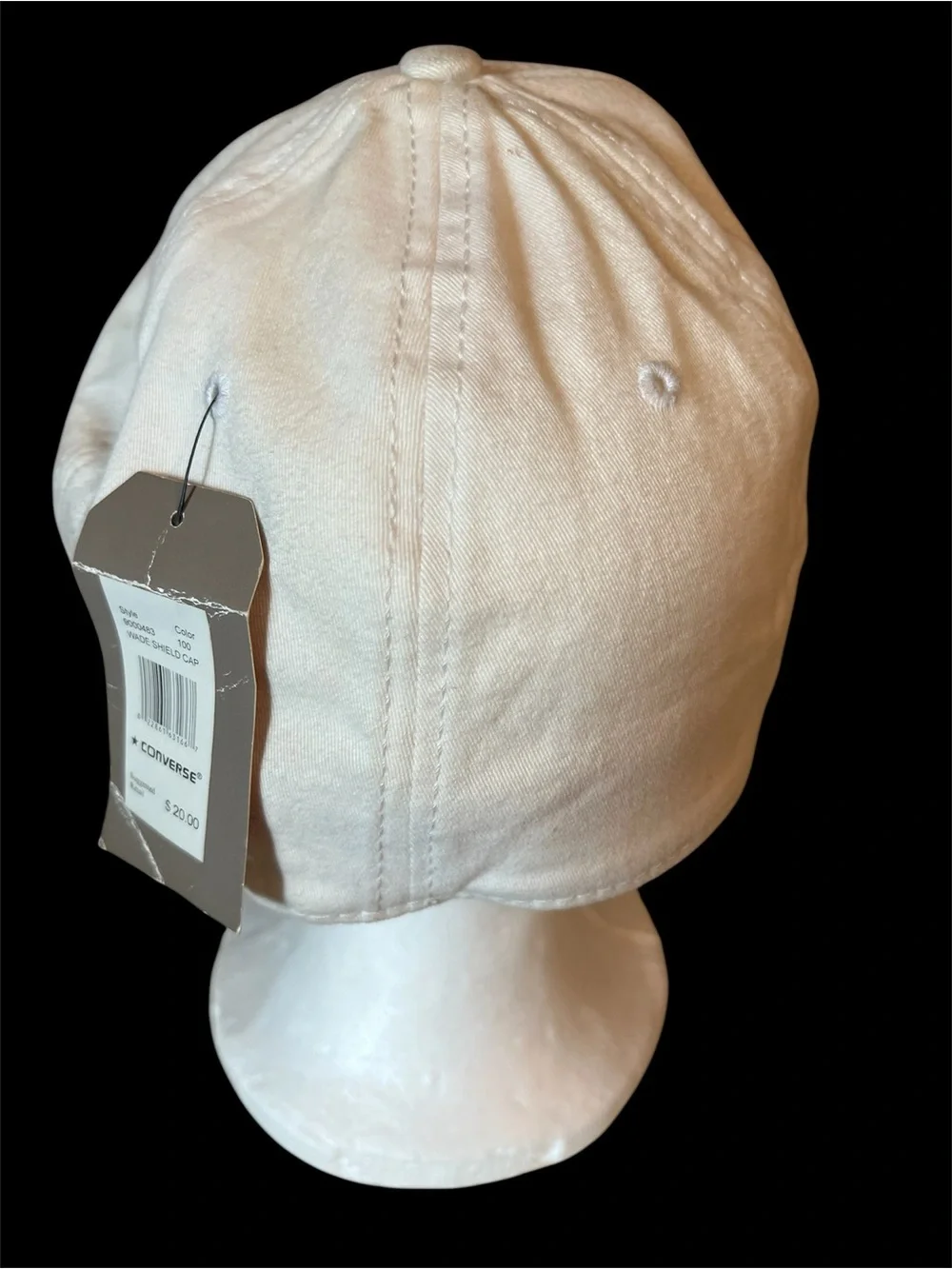 Converse Wade 3 Shield Cap White A-Flex Stretch Hat L/XL NWT Dwyane Wade